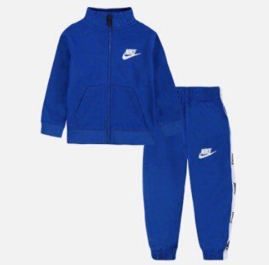 Костюм Nike із зіп-кофтою та лампасами з лого Колір: синій 458 фото