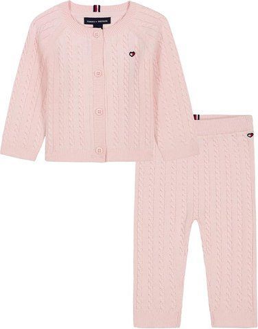 В'язаний костюм Tommy Hilfiger з кардиганом. Колір: рожевий 532 фото