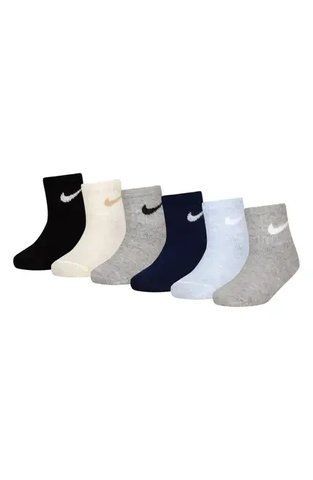 Nike Набір шкарпеток 6 пар; 6-12м; Мікс синій/сірий 10464831 фото